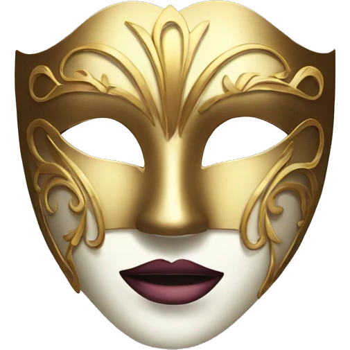 Masquerade mask emoji