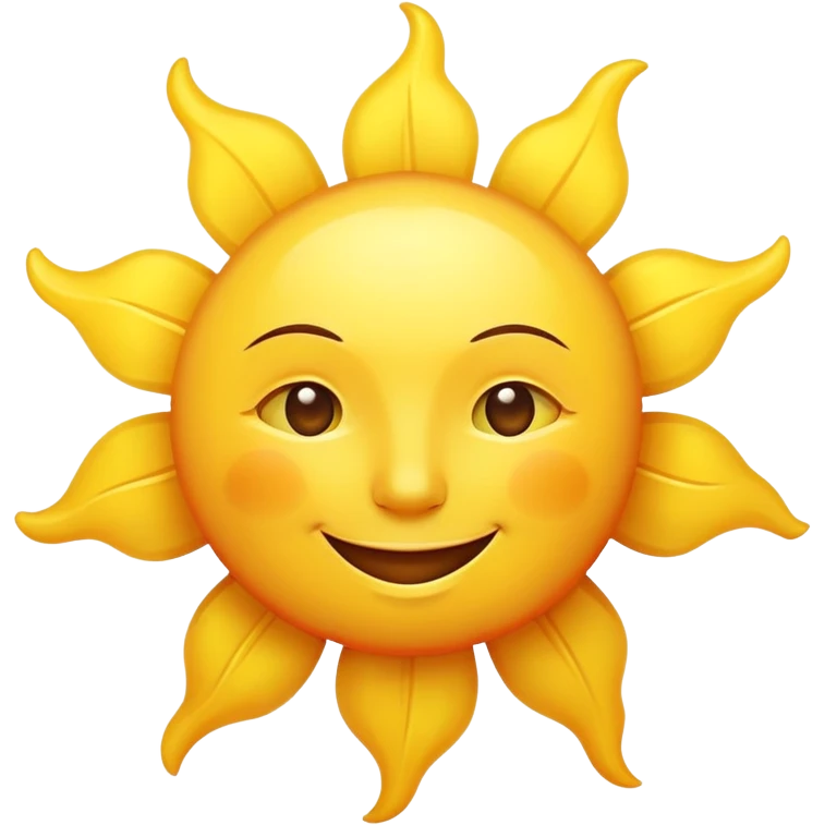 smiling sun emoji