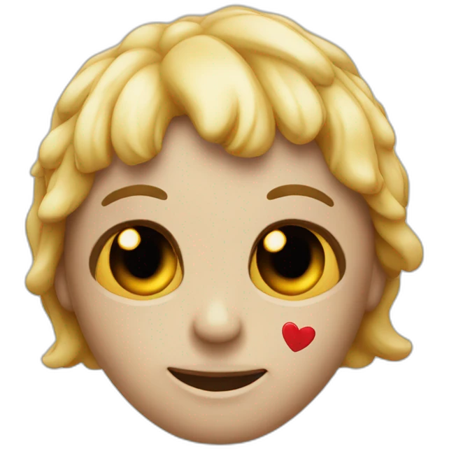 Emoji de calavera con corazones emoji