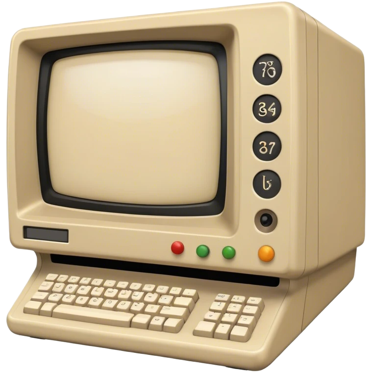old computer from 1970ies emoji