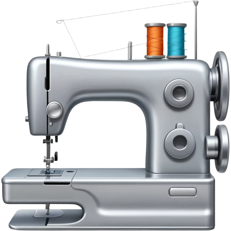 sewing machine needle with thread emoji