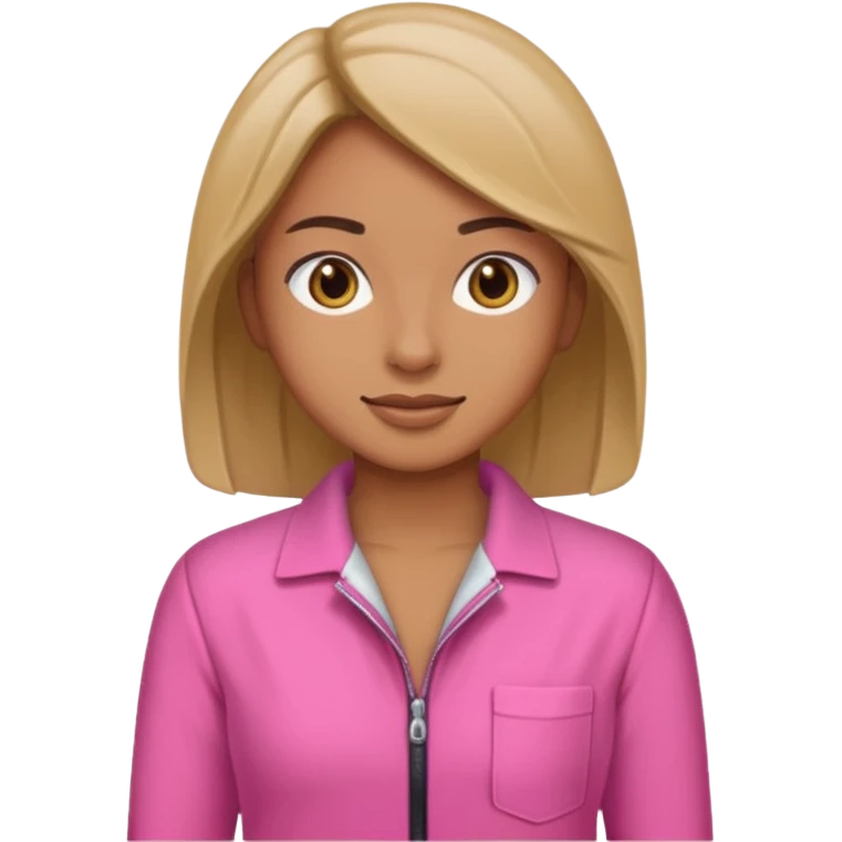 pink jumpsuit ful body emoji