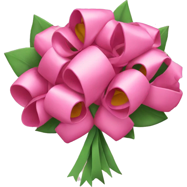 Bow bouquet emoji