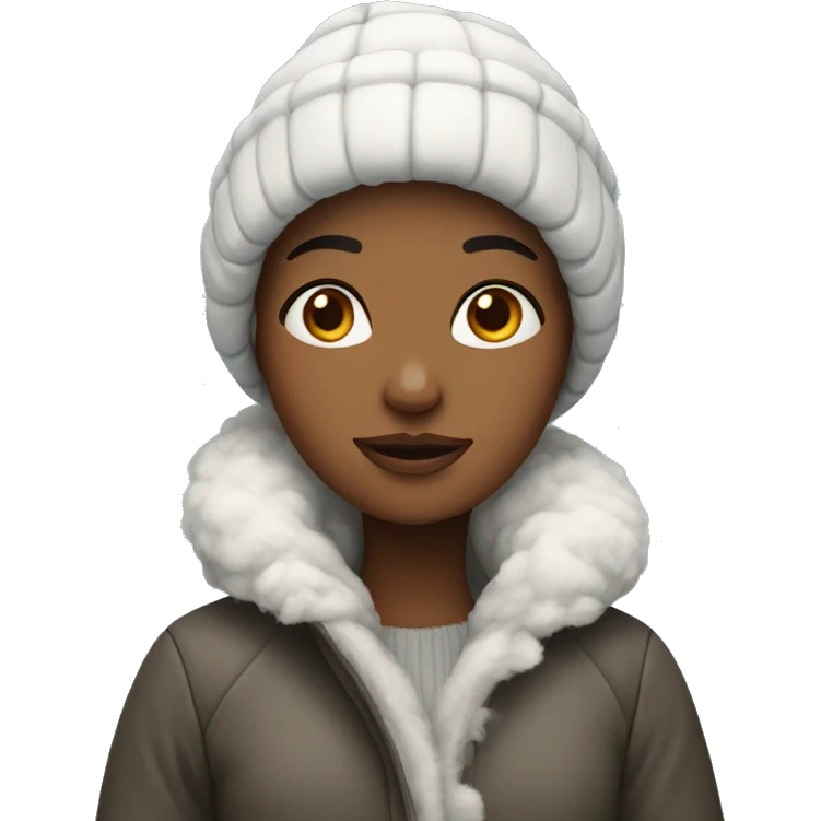 Winter girl  emoji
