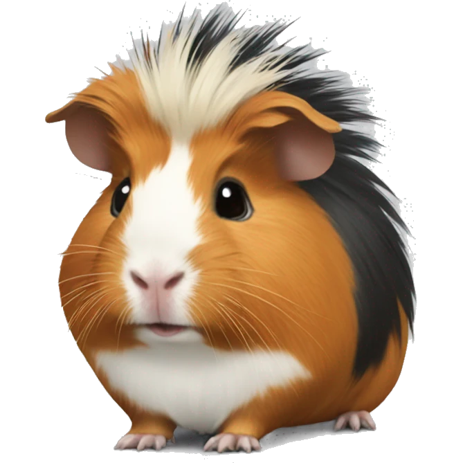 guinea pig with a mohawk emoji