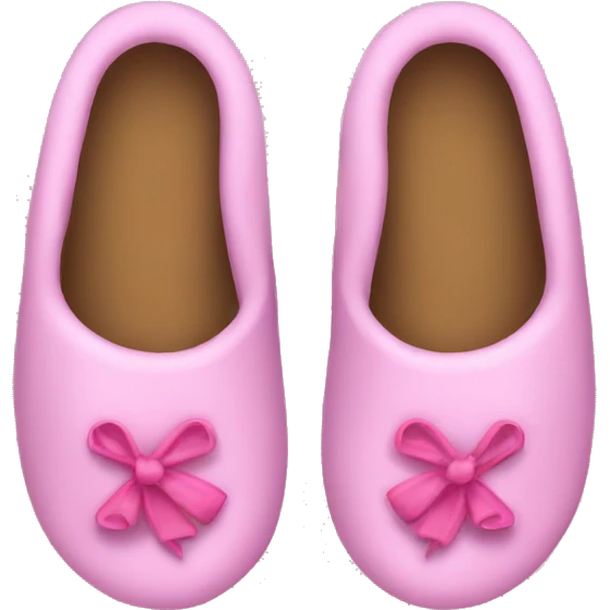 pink slippers emoji