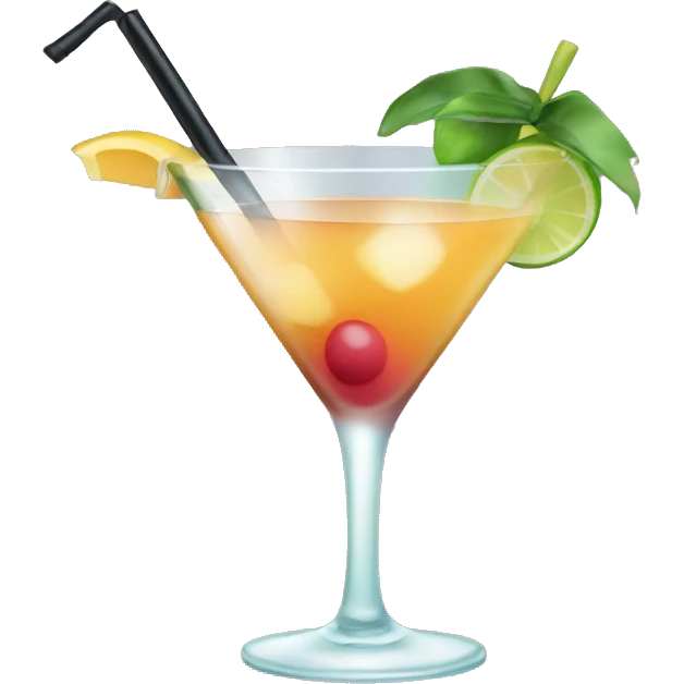 cute cocktail emoji