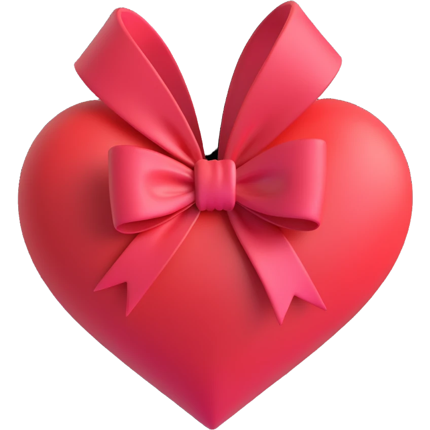 heart with a bow emoji
