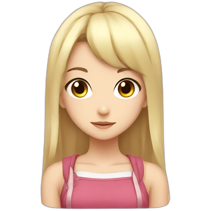 A anime girl emoji