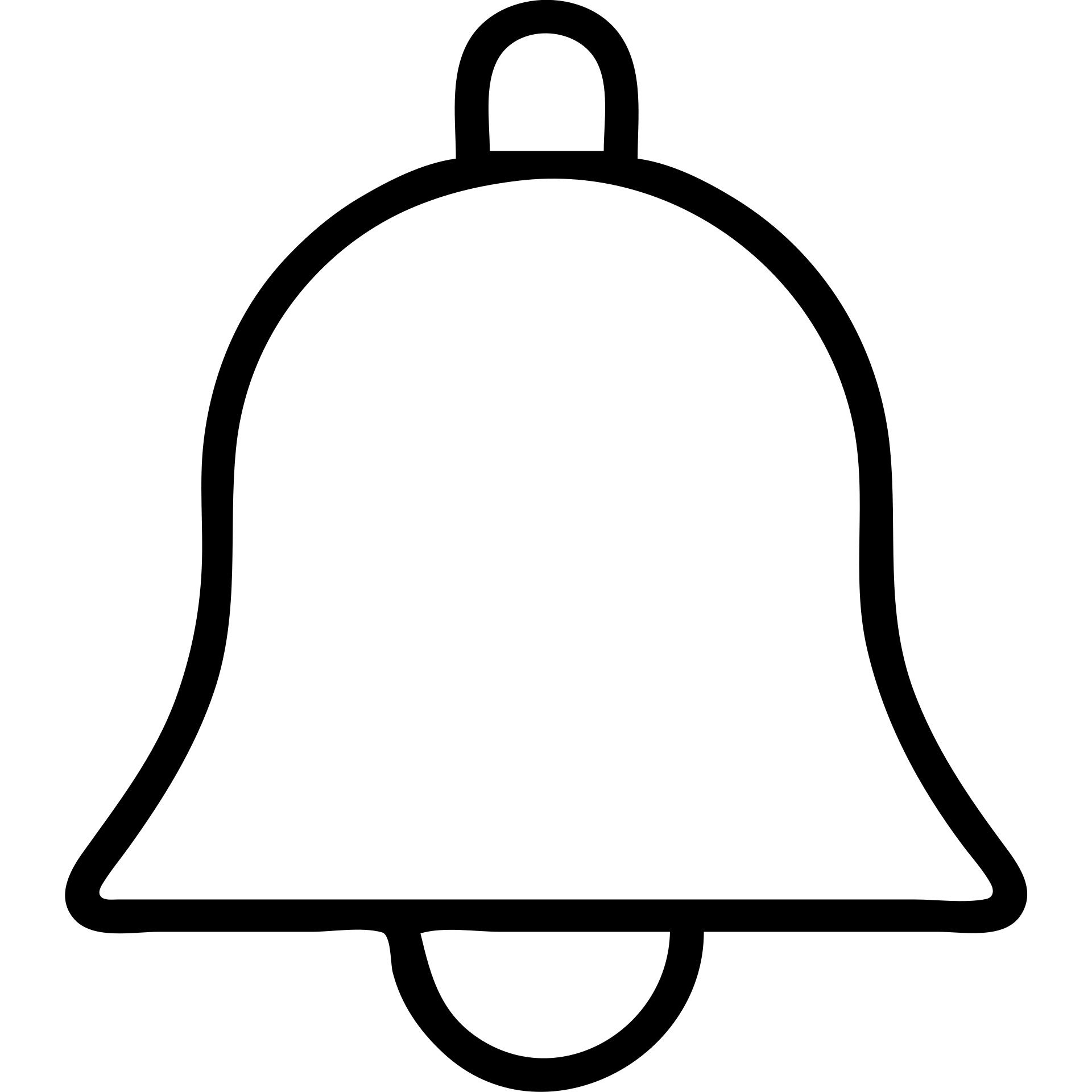 a bell icon with black outline and no fill emoji