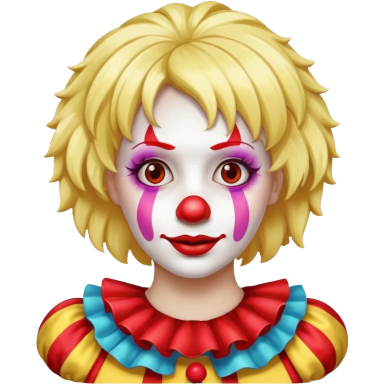 blonde clown emoji