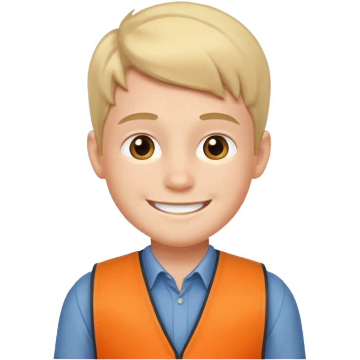 boy in vest emoji