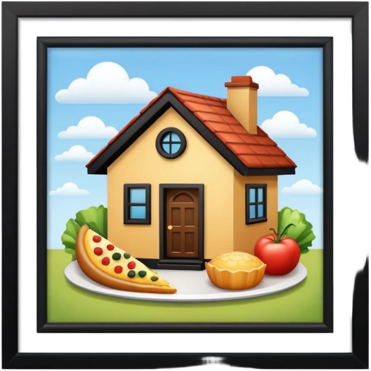 food and housing emoji
