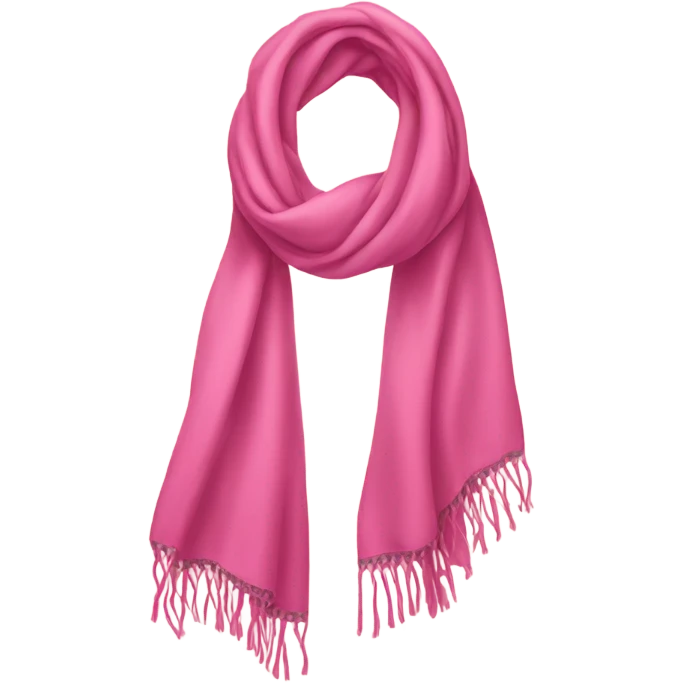 pink scarf only no head  emoji