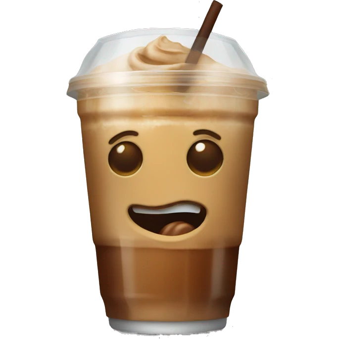 Iced coffee emoji