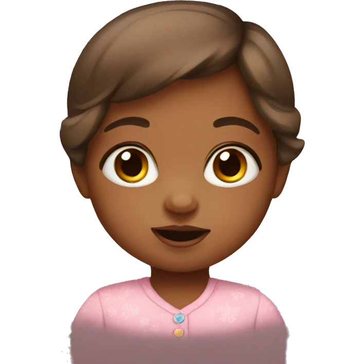 newborn little girl emoji