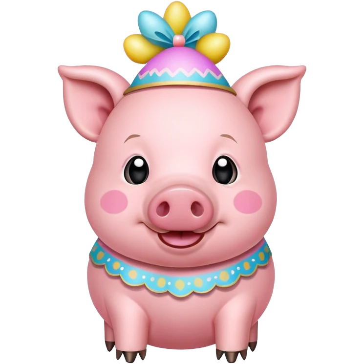 Easter pig emoji
