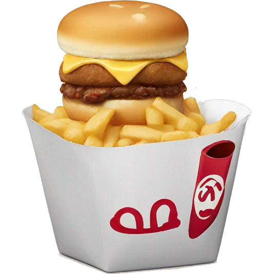 Chickfila meal  emoji