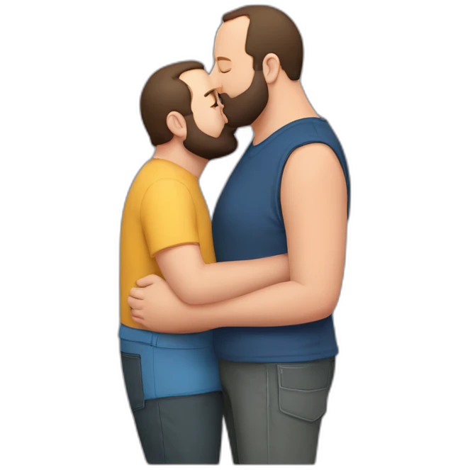 tom segura kissing bert kreischer emoji