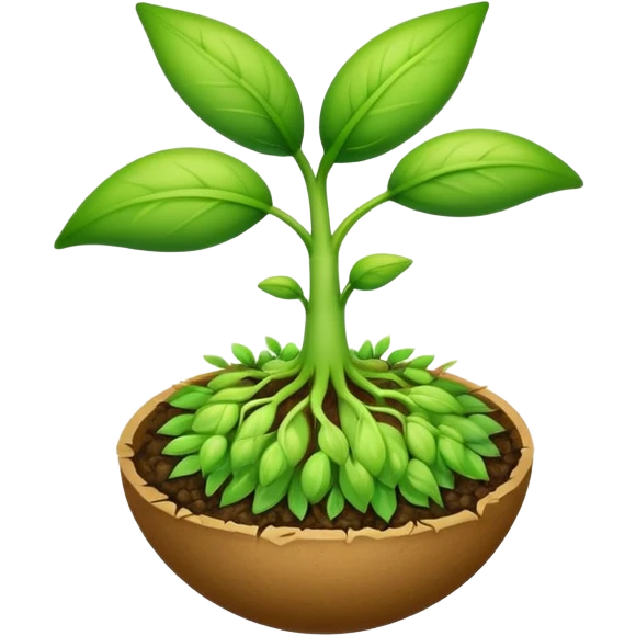 Sprouting seed emoji