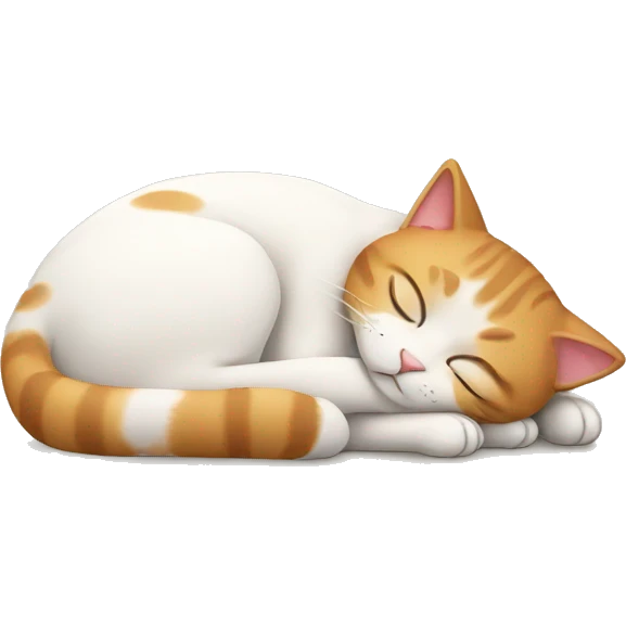 sleeping cat emoji