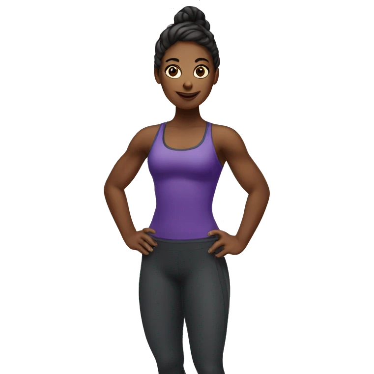 gymgirl posing emoji