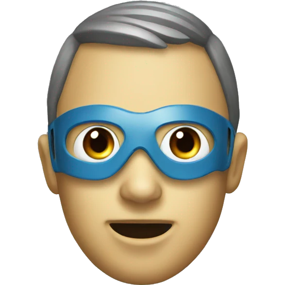 Racing mask emoji
