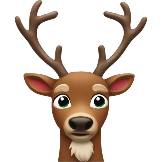 rudolph the red nosed reindeer emoji