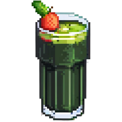 fresh juice in a tall glass emoji