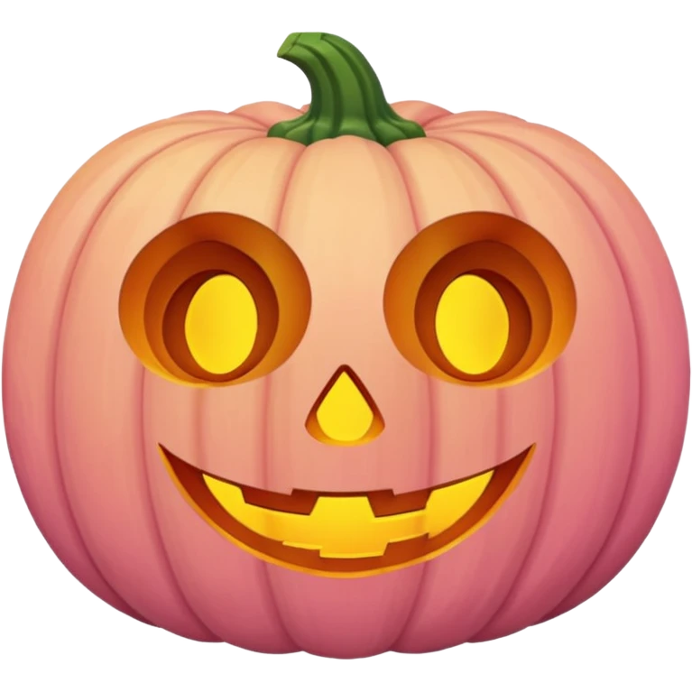 pumpkin pastel pink  emoji