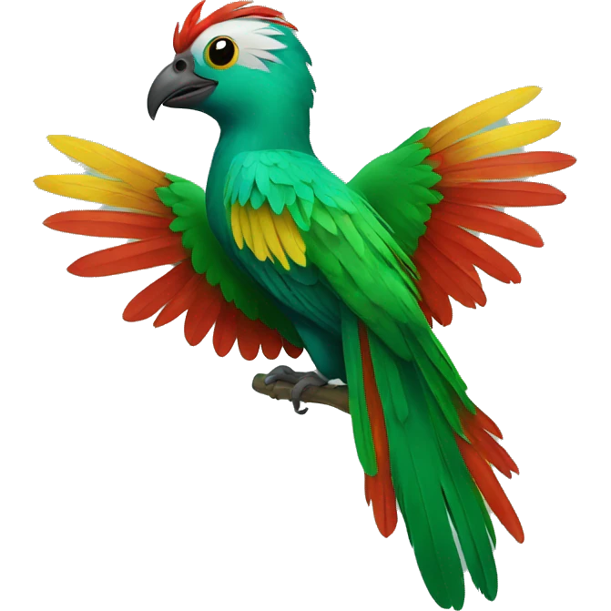 Quetzal bird emoji