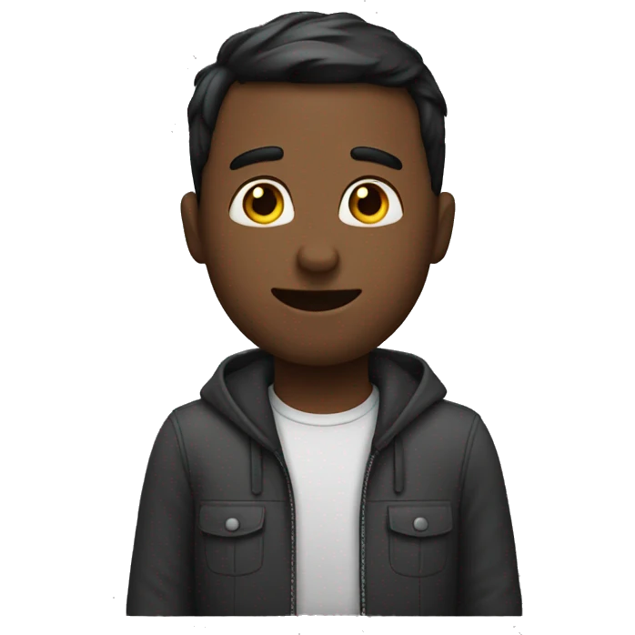 Man sending hugs emoji