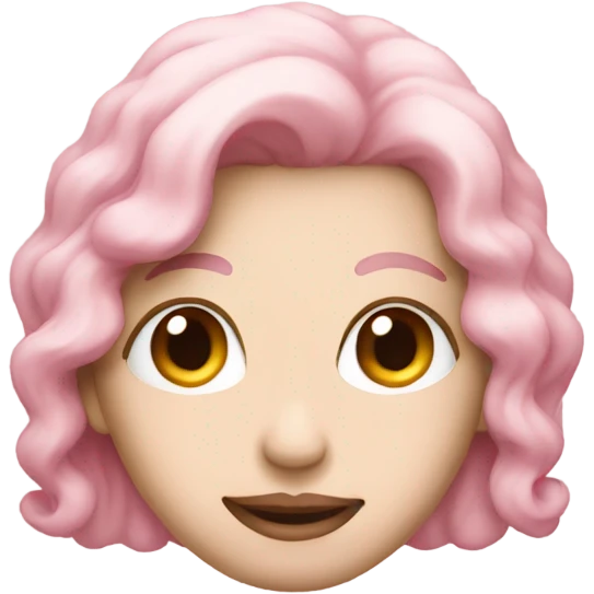 Light pink paining  emoji