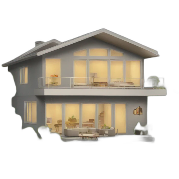 modern house emoji