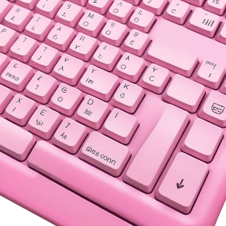 pink keyboard emoji