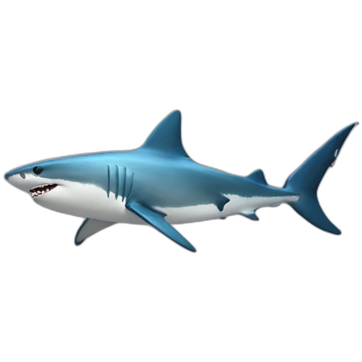 Requin joyeux emoji
