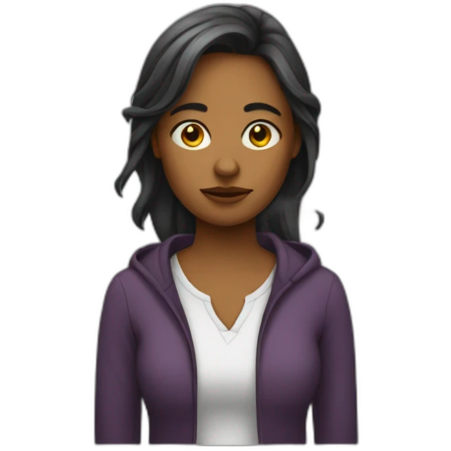 sad Female Graphic designer emoji