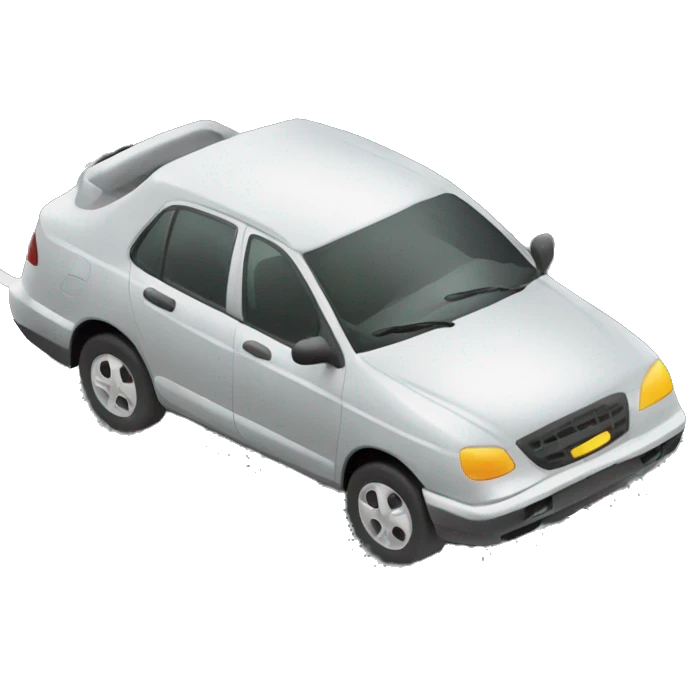 Car on the road emoji