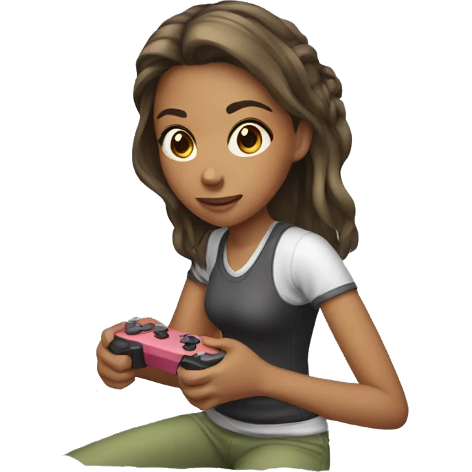Girl gaming emoji