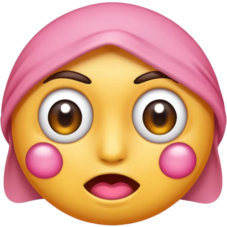 Crea un emoji tierno de alguien inflando los cachetes  emoji