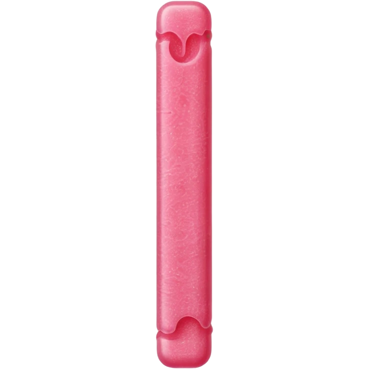 pink sour gummy stick emoji