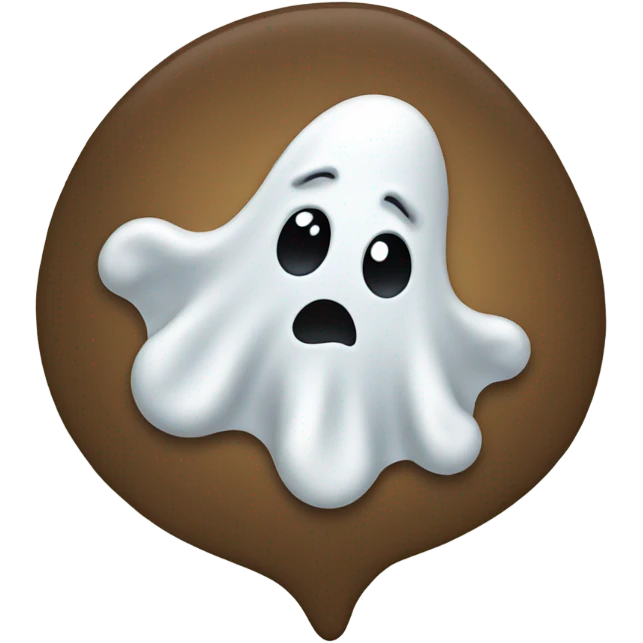 poop ghost emoji