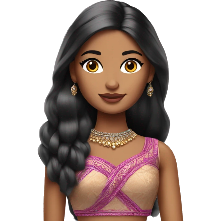 indian barbie doll emoji