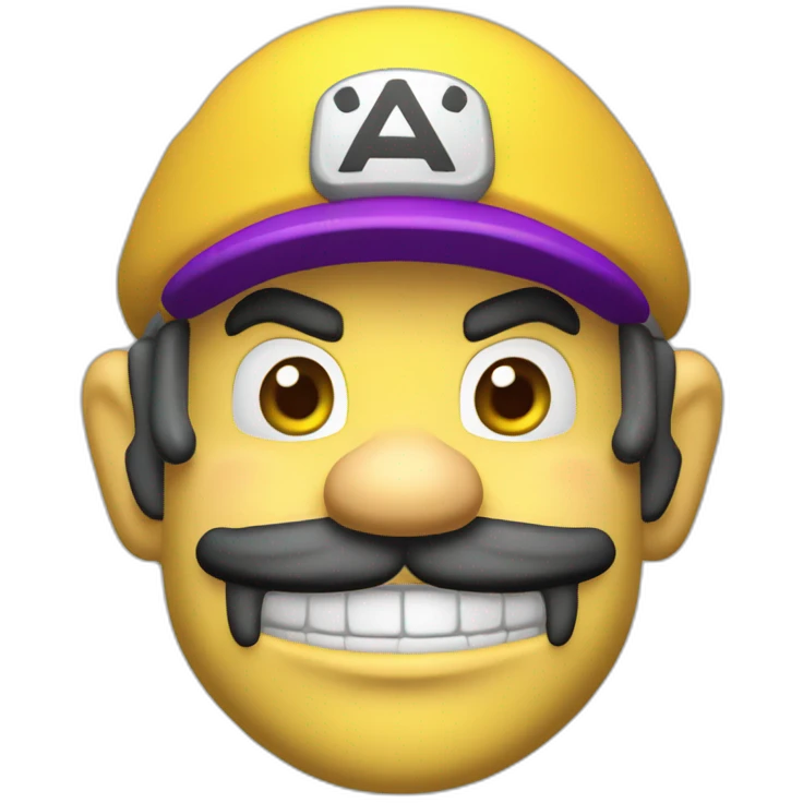 Tête wario couloir emoji