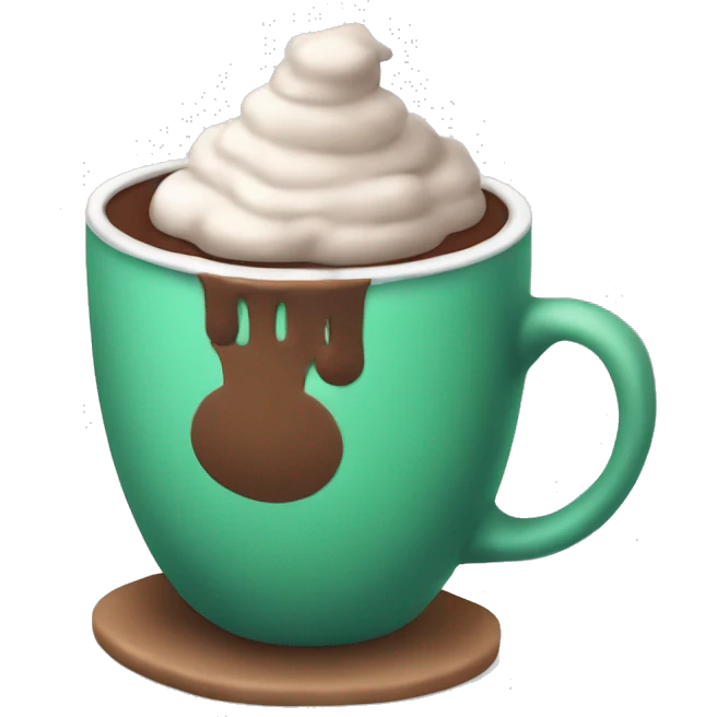 Christmas hot cocoa emoji