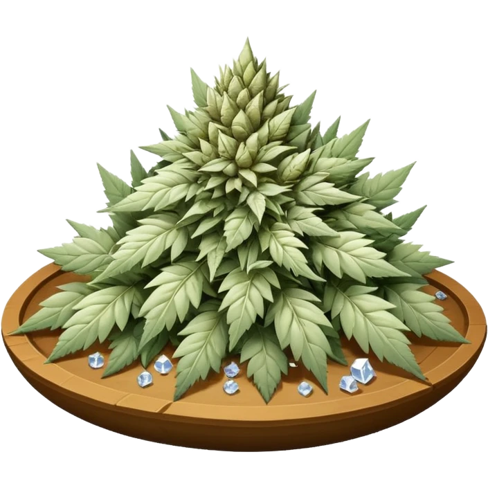 white color marijuana emoji