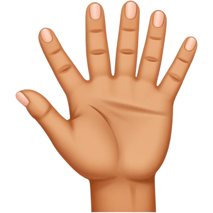 Hand with penises instead of fingers emoji