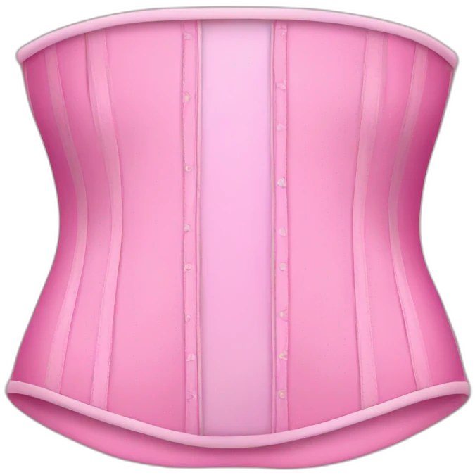 pink girdle emoji