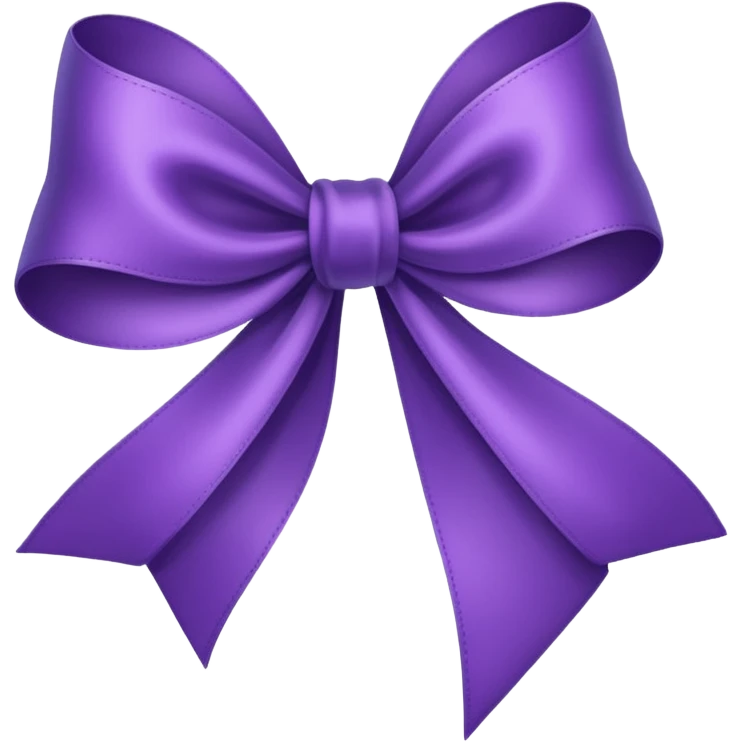 Purple ribbon emoji copy and paste  emoji