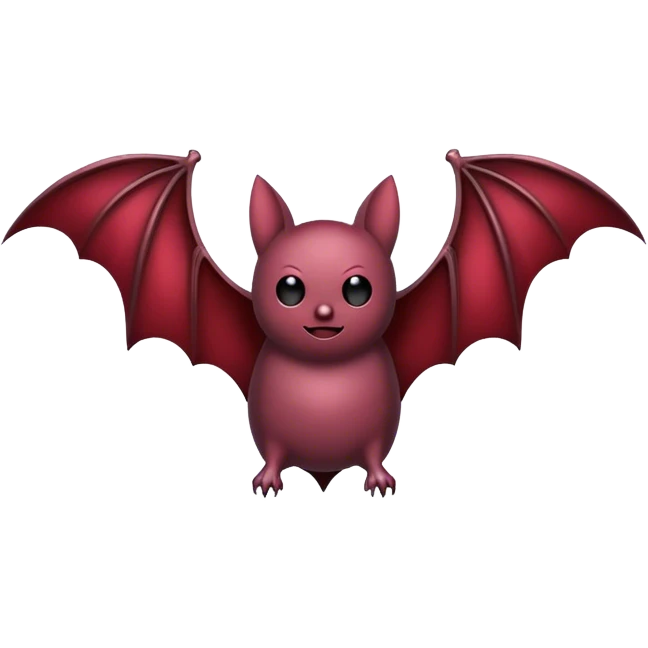 bat maroon emoji